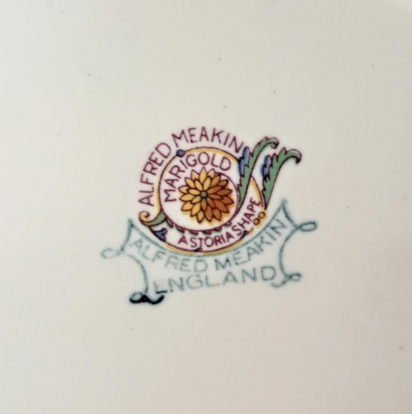 Alfred Meakin "Marigold" Astoria Shape Platter serving dish Art Deco. - Picture 3 of 9